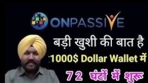 Onpassive new update Today | latest company victory with ash | income commission Kyc update 