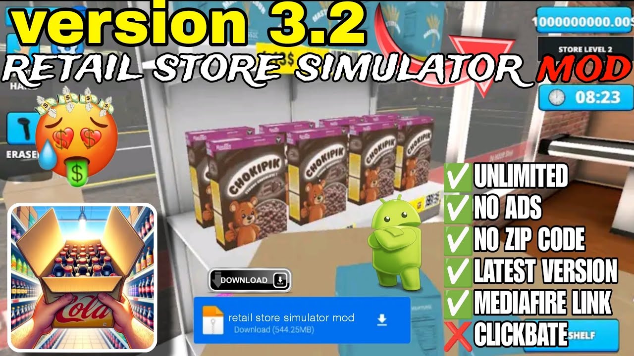 Retail store simulator mod #retail_store_simulator #mod 💸 ‍🔥🙂💵💎💲🥱 ...