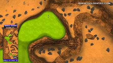 Golden Tee Great Shot on Rocky Hollow!