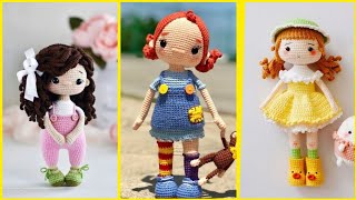 adorable Amigurumi doll eas || handmade crochet dolls design ||  #crochet  #knit #easypaperart
