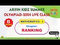 Std5 maths3 verbal reasoningranking class by arifinkidz