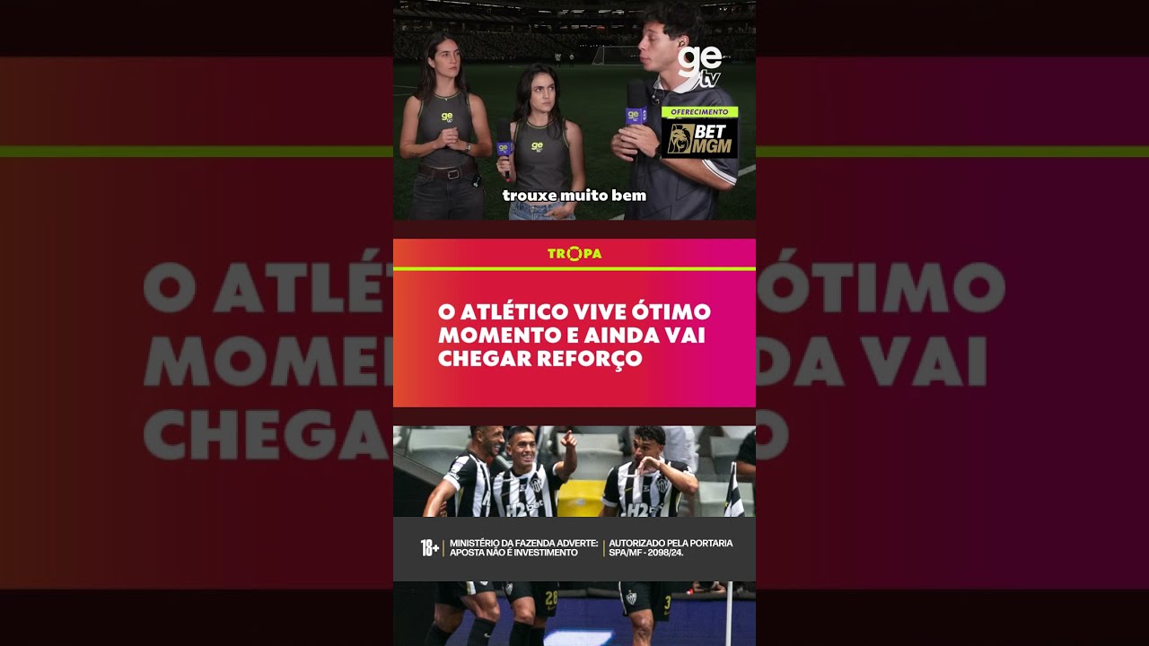 A PREOCUPAÇÃO DO TORCEDOR DO ATLÉTICO TÁ BOA 👍 | #shorts | ge tv