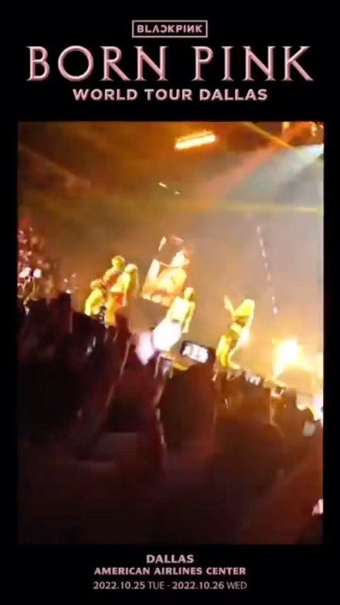 BLACKPINK WORLD TOUR [BORN PINK] DALLAS HIGHLIGHT CLIP