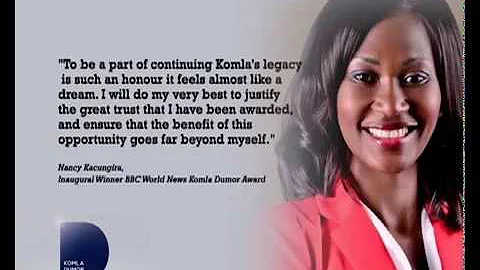 Former NTV anchor wins BBC's Komla Dumor Award