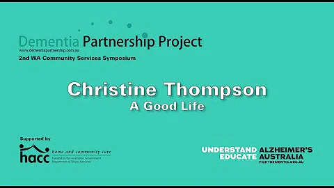 Christine Thompson: A Good Life