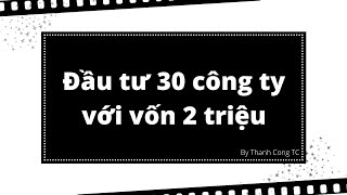 Mua 30 công ty với số vốn vài triệu? #shorts