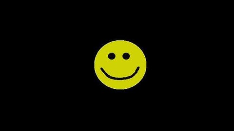 My first Smiley Face Animation