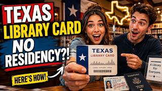How to get a library card in Texas without residency
