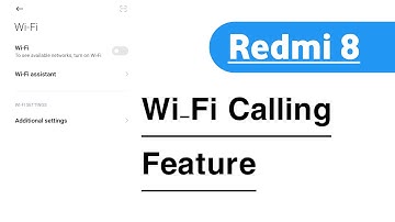 Redmi 8 How To Enable Wi Fi Calling | Wi-Fi Call Kaise Kare Redmi 8 Me