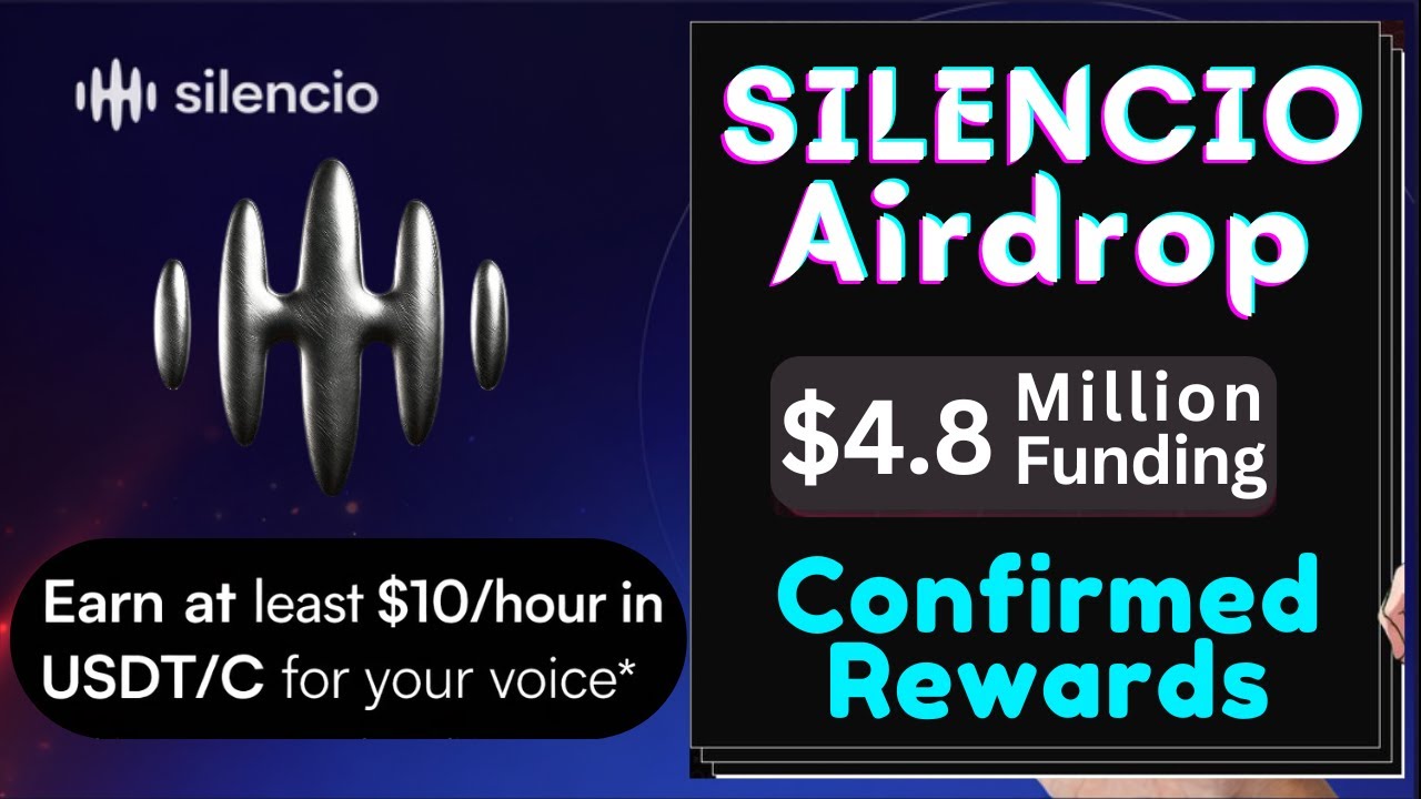 Silencio Airdrop with with $4 Million Funding || Earn 10 USDC per hr in USDC for Recording in Reward