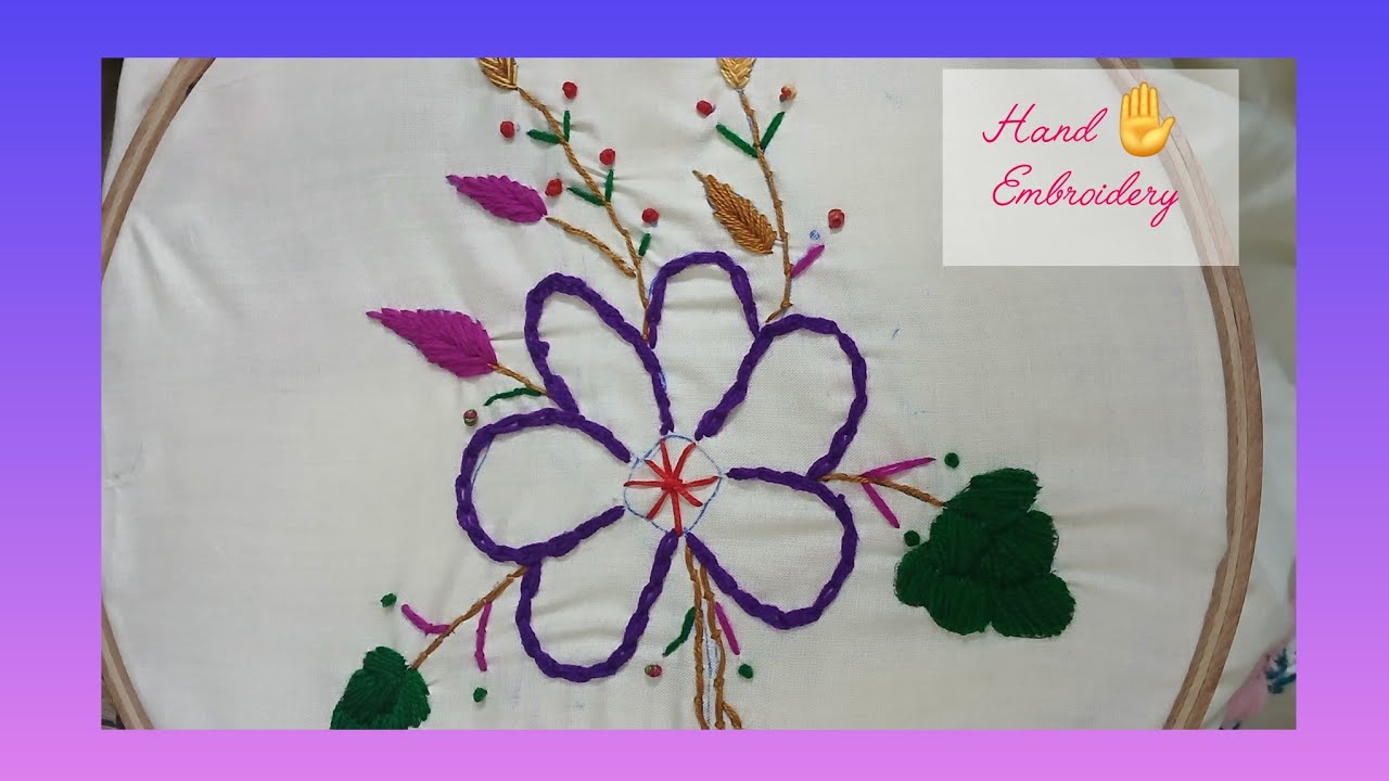 Hand ✋️ embroidery | Fun with shahnaz |