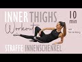 INNER THIGHS WORKOUT für  STRAFFE INNENSCHENKEL / mit Stretching | Katja Seifried