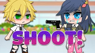 ~! SHOOT !~ Meme / MLB AU / Adrienette x Lukagami x Lukanette x Adrigami // Miraculous Gacha CLub