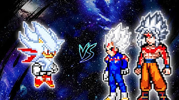 Hyper Shadic OP (New) VS Vegeta Omni God & Goku Omni God in Jump Force Mugen🔥