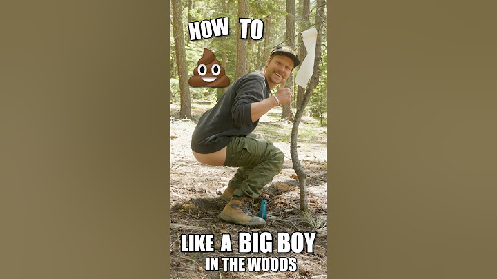 How to Poop in the Wild Like an Adult