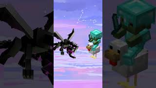 Enderdragon VS All Mobs (Who is Strong?) #SHORTS #YOUTUBESHORTS #minecraft