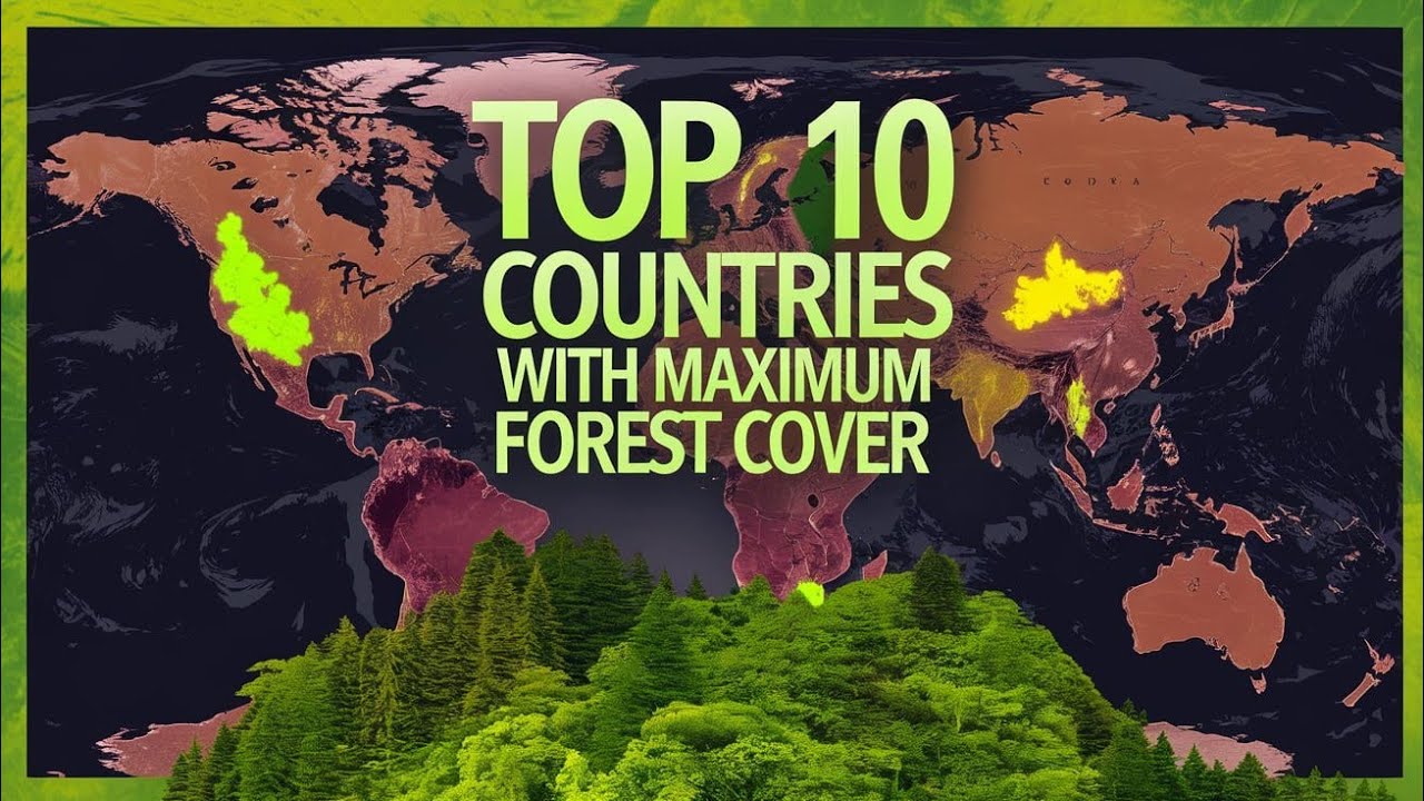 Top 10 Countries with Maximum Forest Cover #top10 #forest#world# ...