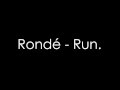 Rond  run  lyrics 