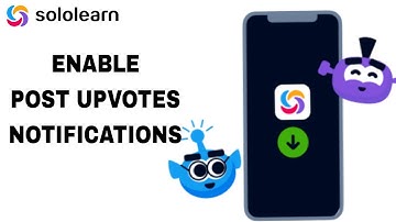 How To Enable And Turn On Post Upvotes Notifications On Sololearn App