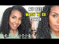 MY BEST WASH AND GO COMBO! | Super Defined Wash And Go | 3c 4a Hair