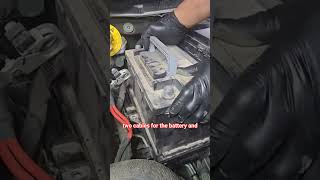D.i.Y Battery! Dodge Caravan Battery Tray. Steering Return Line Remove #mechanic #diyrepair
