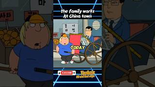 Family guy working at China town #familyguy #chris #taxi #stewie #shoe #factory #season #4 #moments
