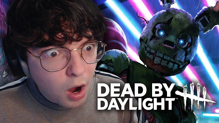 FNAF X DEAD BY DAYLIGHT IS FINALLY HERE!!