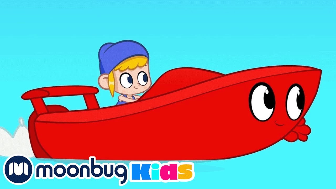 Speedboat Race | Cars, Trucks & Vehicles Cartoon | Moonbug Kids