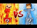 ДОЖДИК ЛАКИ БЛОК VS ЖАРА ЛАКИ БЛОК! НУБ ПРОТИВ ПРО! ВЫЖИТЬ НА 1 БЛОКЕ! #37