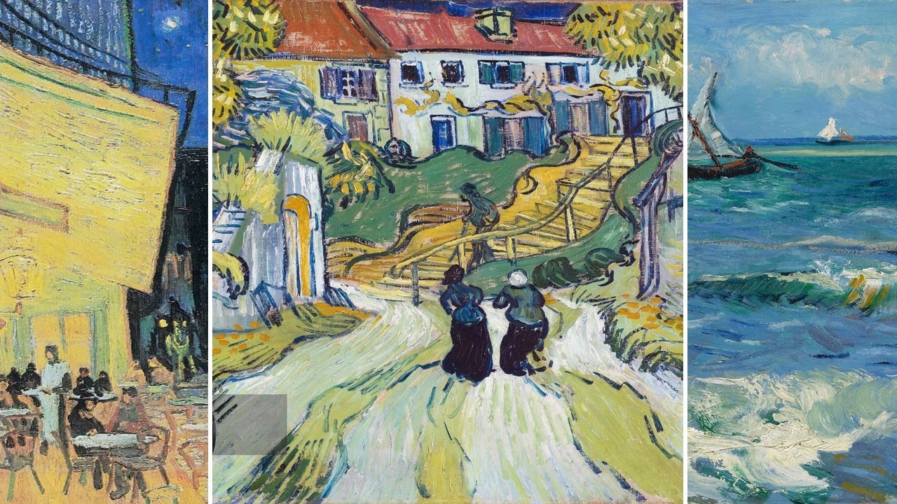 Vincent van Gogh Art TV — Silent Art Gallery · June 12 Morning | Stairway at Auvers & others