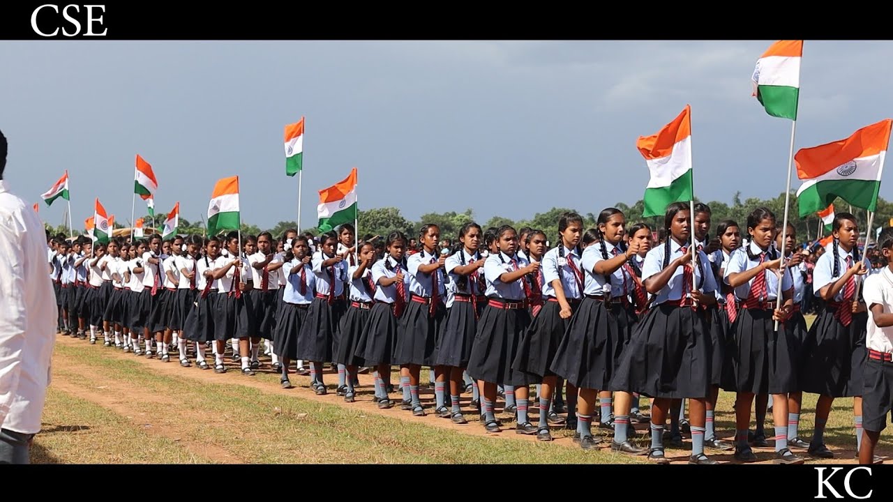 Majhgaon parsa 15 August 2022 !! L. R. S. N sanparsa majhgaon students