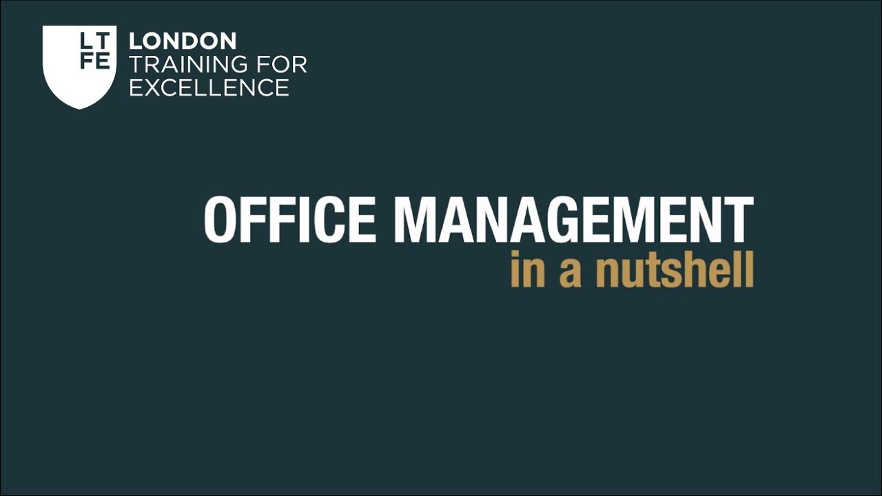 The 4 Major Functions Of Office Management YouTube