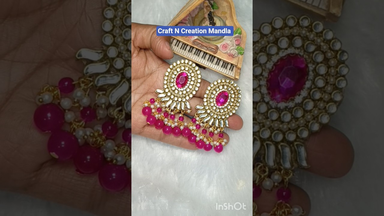 diy trending kundan earrings 