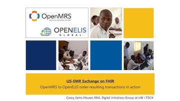 OpenELIS and OpenMRS Lab Orders and Results Exchange Demo