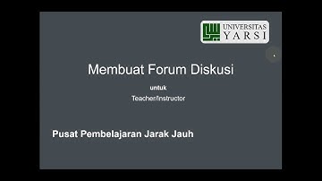 PPJJ 007 - Membuat Forum Diskusi
