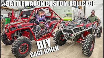 Bye Bye Stock Cage! DIY Custom RZR Rollcage Fabrication - How to make your SXS/UTV build look wild!