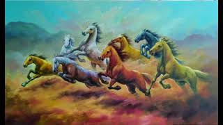 LUKISAN KUDA/horse painting by Yayan