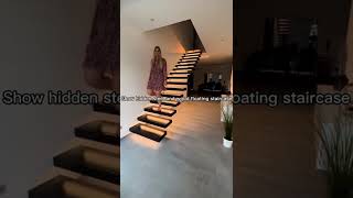 How does my home's floating staircase look？