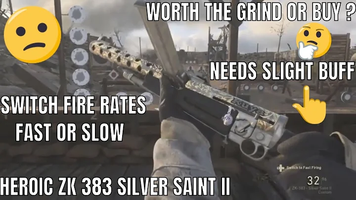 NEW HEROIC ZK 383 SILVER SAINT 2 COD WW2