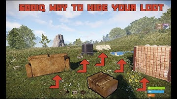 600 IQ Way to Hide Loot in Rust!