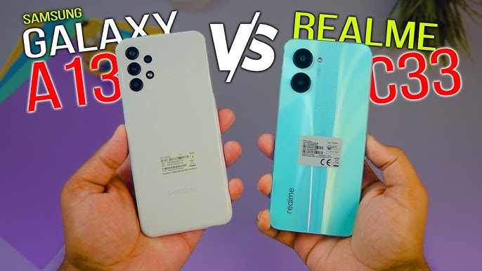 Moto G22 vs realme C33: desempenho e bateria decisivos em um