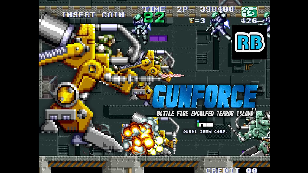 1991 [60fps] Gunforce Paperboy Speedrun 5m30s Nomiss ALL YouTube