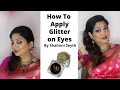 How to Apply Glitter on Eyes with Glue | Online Makeup Course