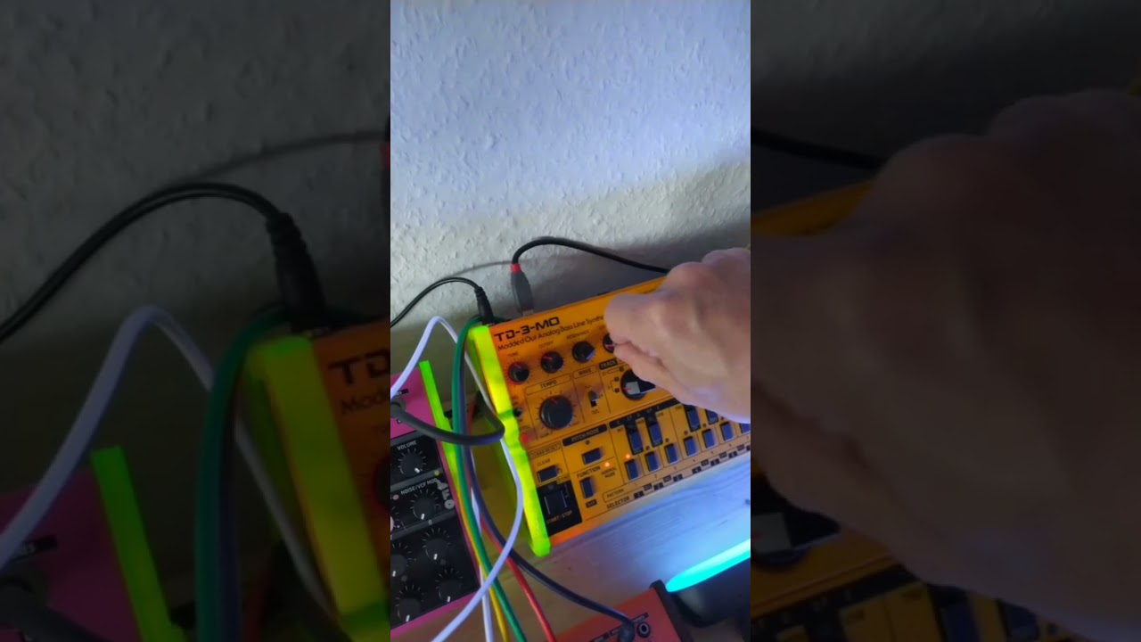 Want to create underground acid techno. First, grab a classic 303 bass synthesizer. 