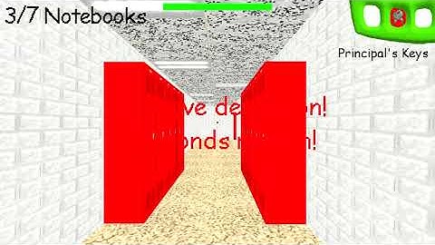 baldis basics mod menu gameplay