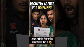 0.90Paise ke liye recovery agent ghar aayega🥺 | axis bank hire collection agent for 90paise #shorts