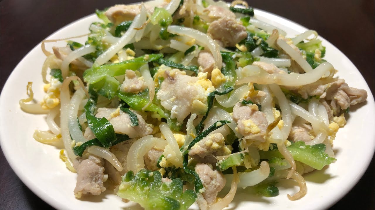 JAPANESE STYLE SAUTEED BITTER GOURD WITH EGG ゴーヤチャンプル YouTube