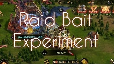 King of Avalon: Raid Appetizer- Experiment