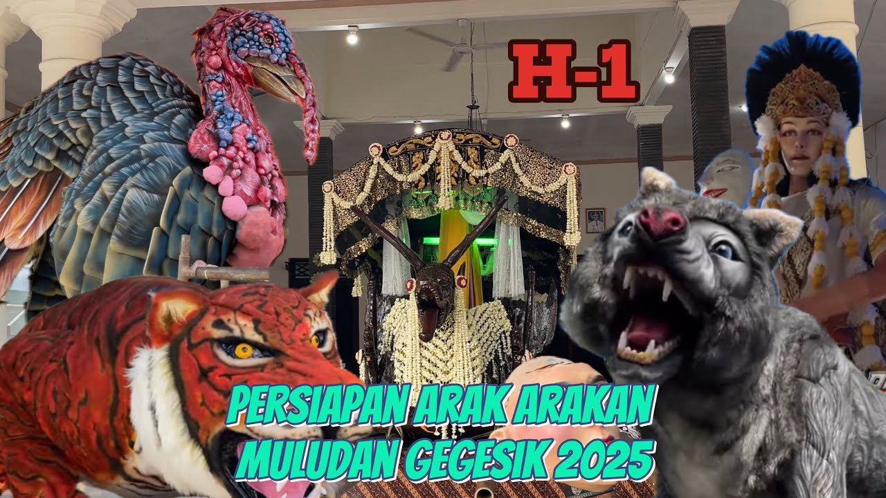 Update ‼️ PERSIAPAN H-1 ARAK ARAKAN GEGESIK 2025 Acara muludan gegesik - Cirebon