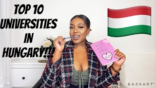 TOP 10 UNIVERSITIES IN HUNGARY || TUITION FEES, COURSES, APPLICATION PROCESS ETC || OBSY INYANG screenshot 4